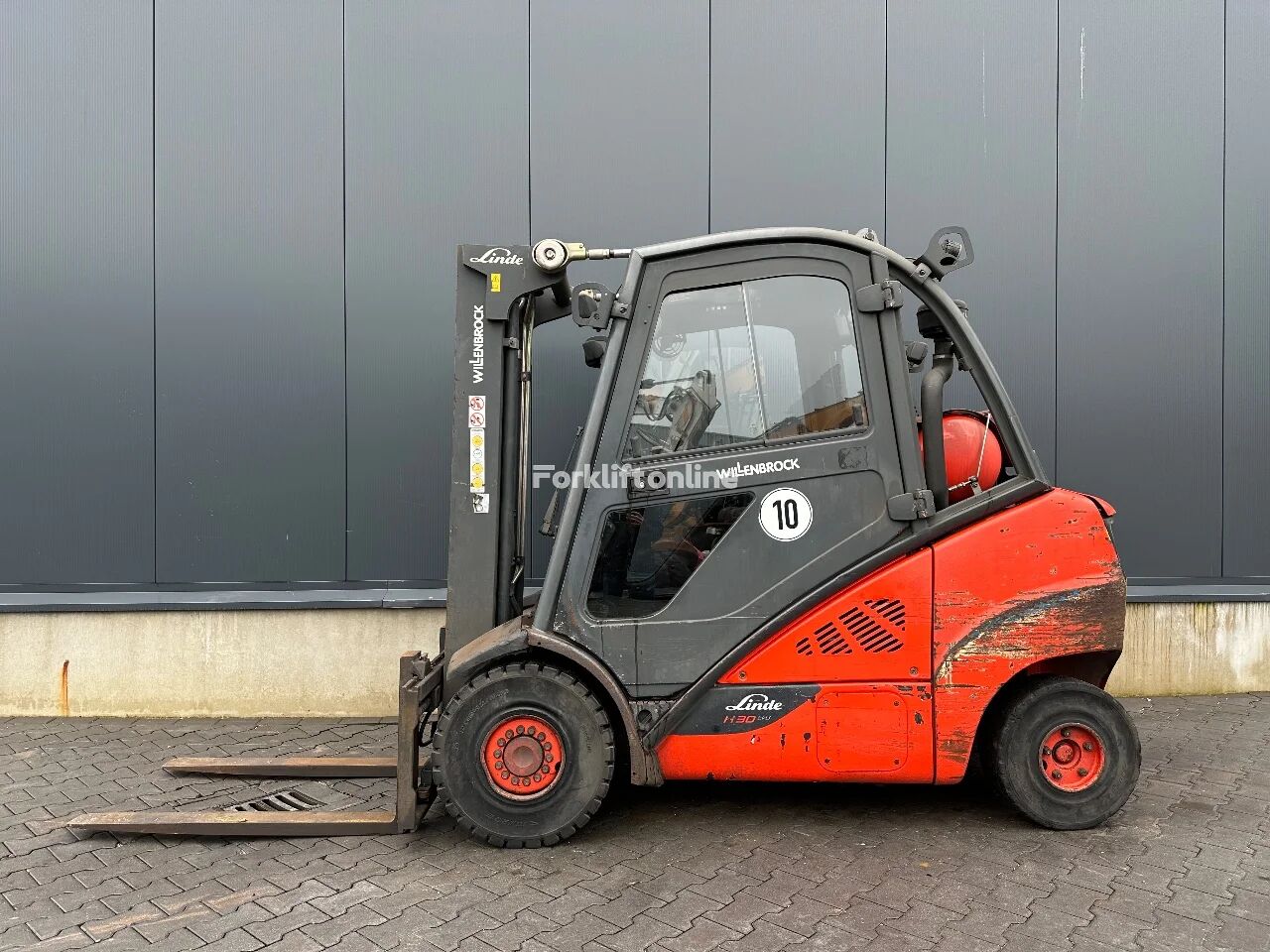 Linde H30T-02 gazlı forklift